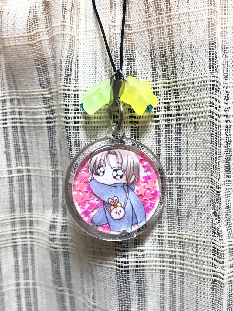 「はしぇべもあるじとおでかけしたいです」ストラップ