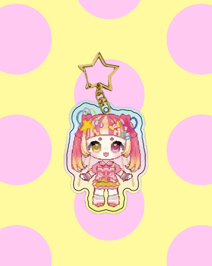 ＹＥＮ 💗 キーホルダー Acrylic Key Chain B