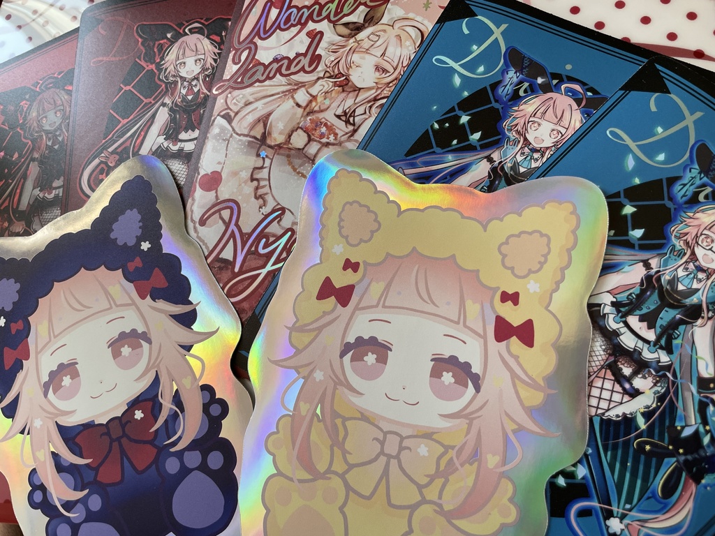 【新作】キラキラメタルポストカード