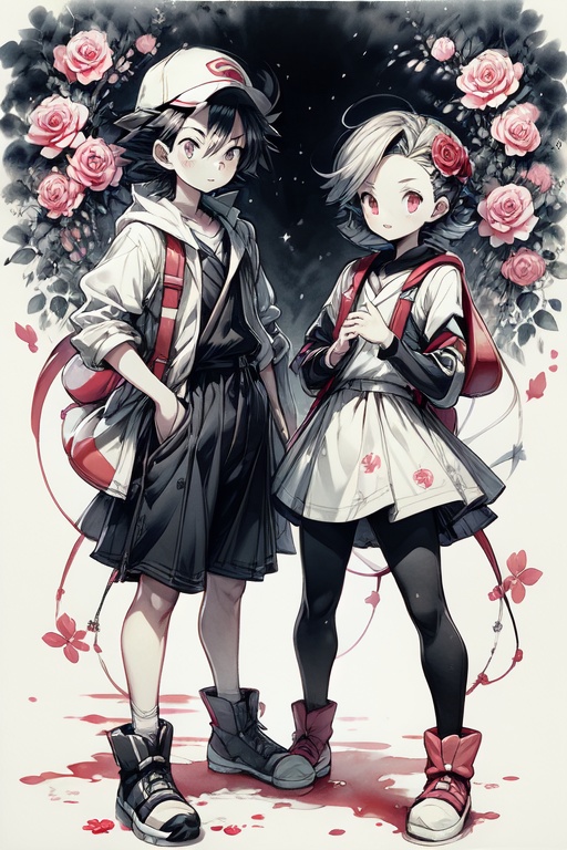 Sumi E Anime Images Collection