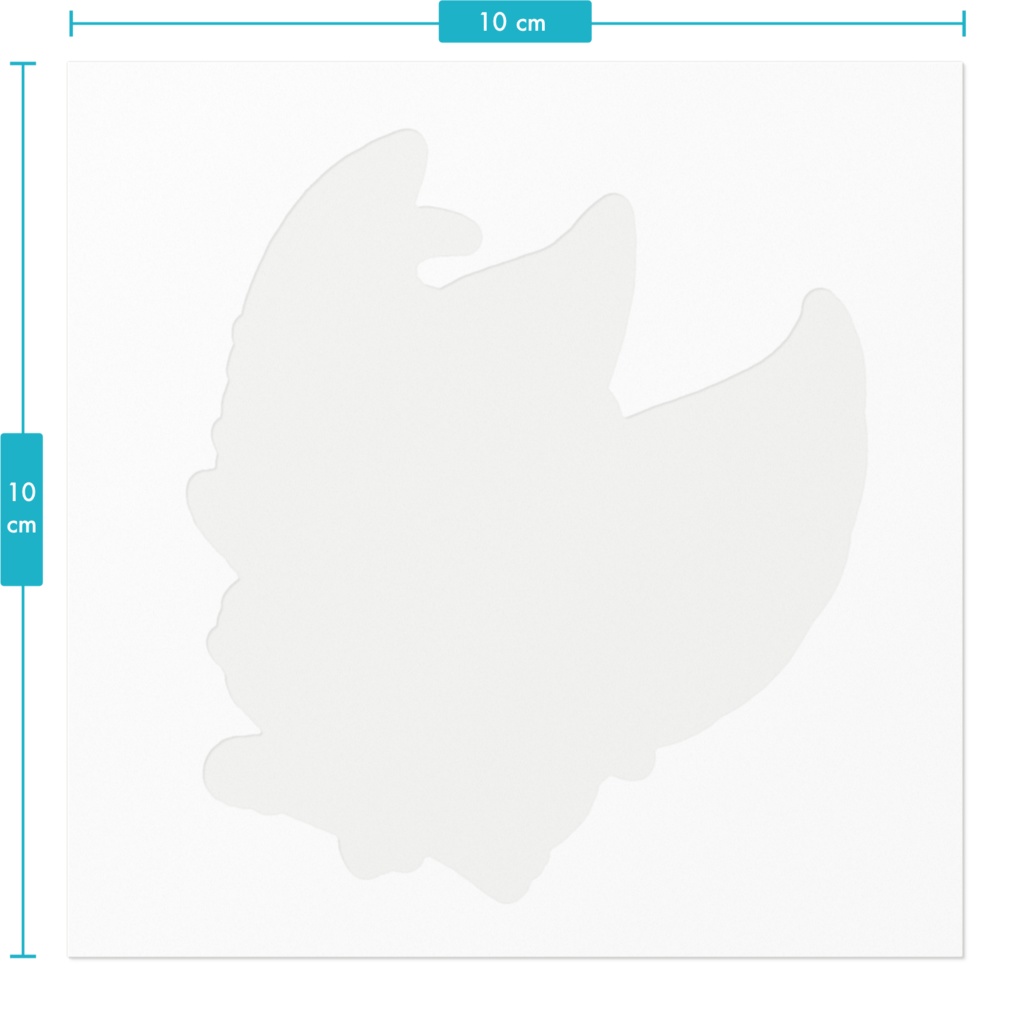 狐白しろ ステッカー