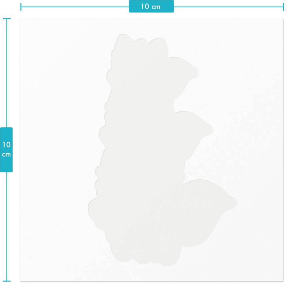 子白タワーステッカー