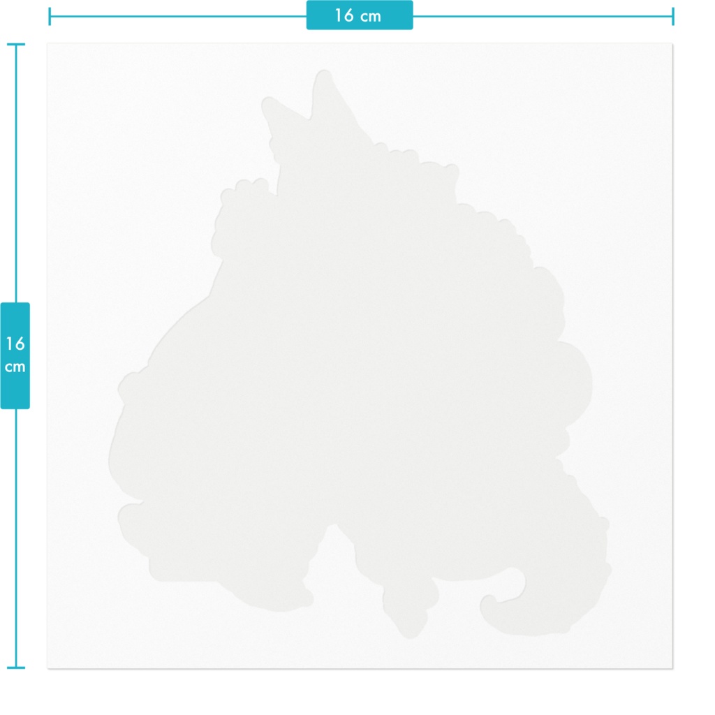 狐白しろ ステッカー