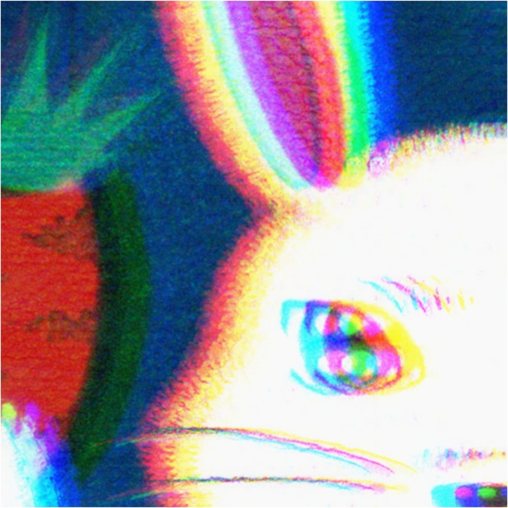 角形コースター 〈3匹のrabbit〉