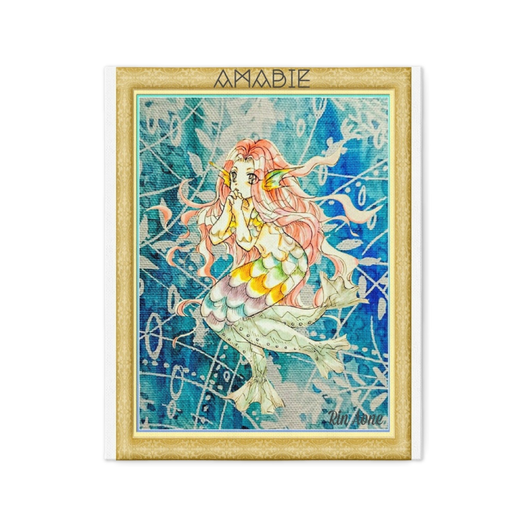  キャンバス　F3 『AMABIE』  