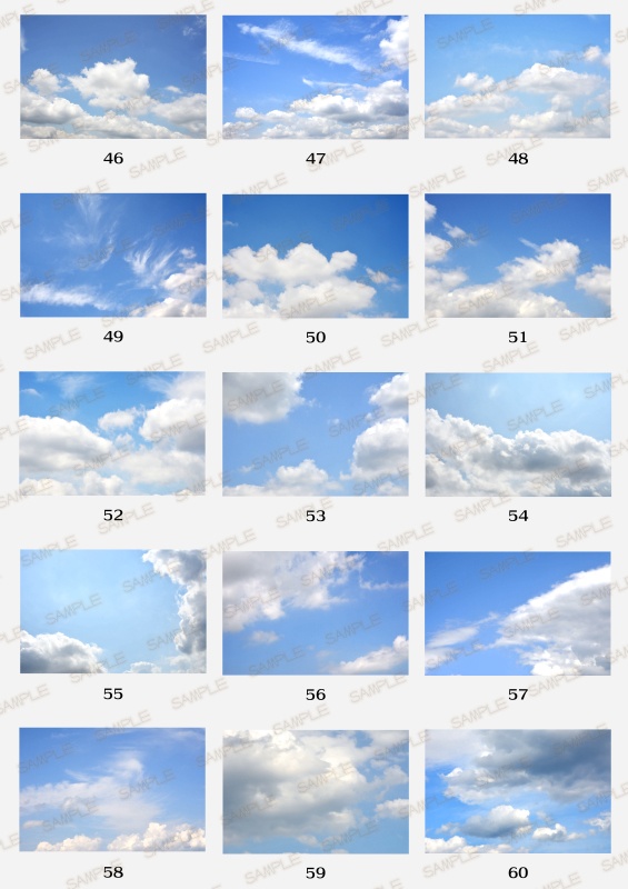空と雲〈壱カラー〉全75枚