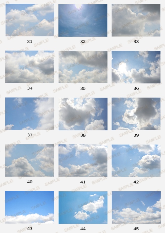 空と雲〈壱カラー〉全75枚