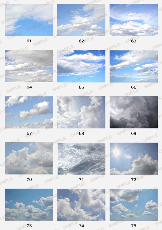 空と雲〈壱カラー〉全75枚