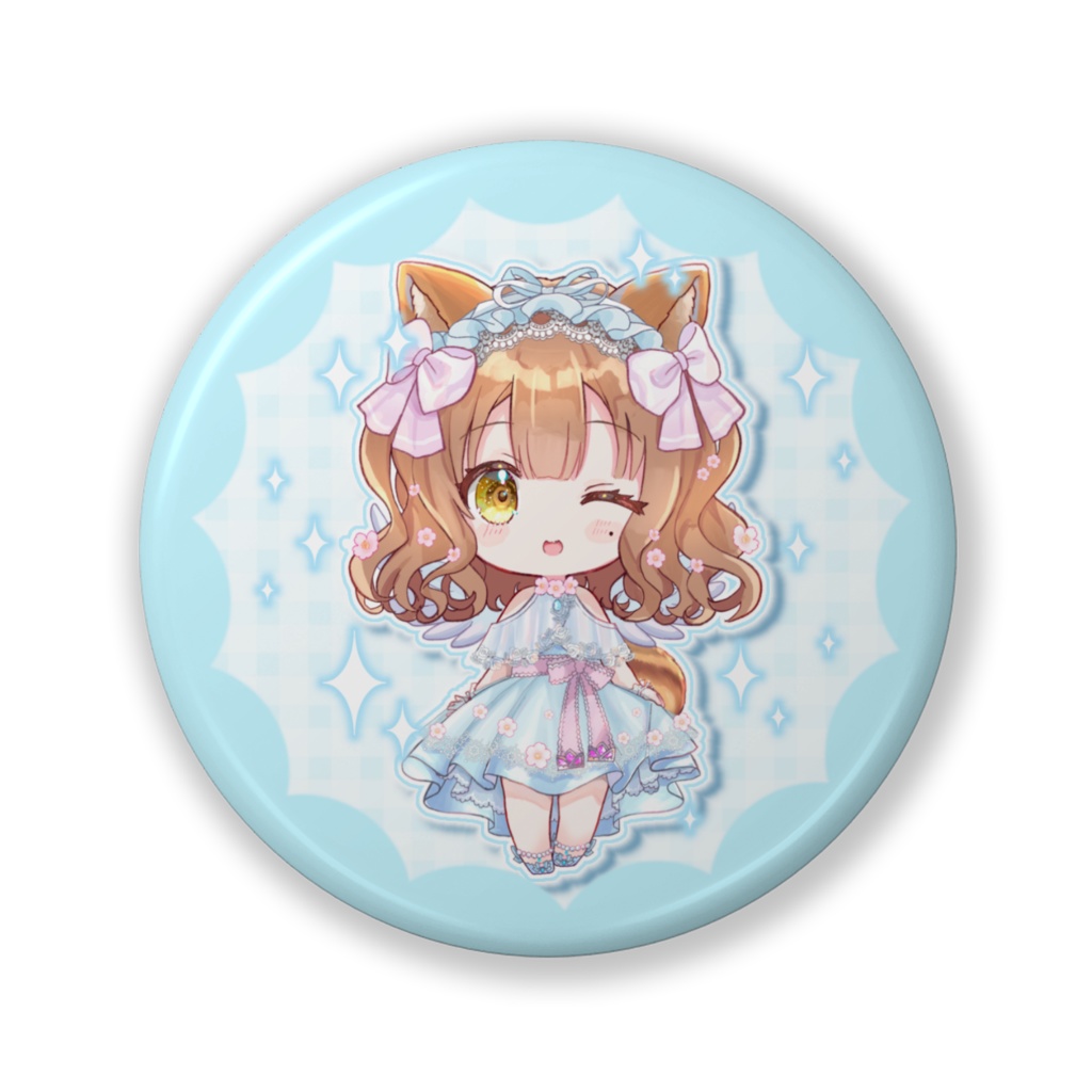 パーティドレスSD缶バッジ