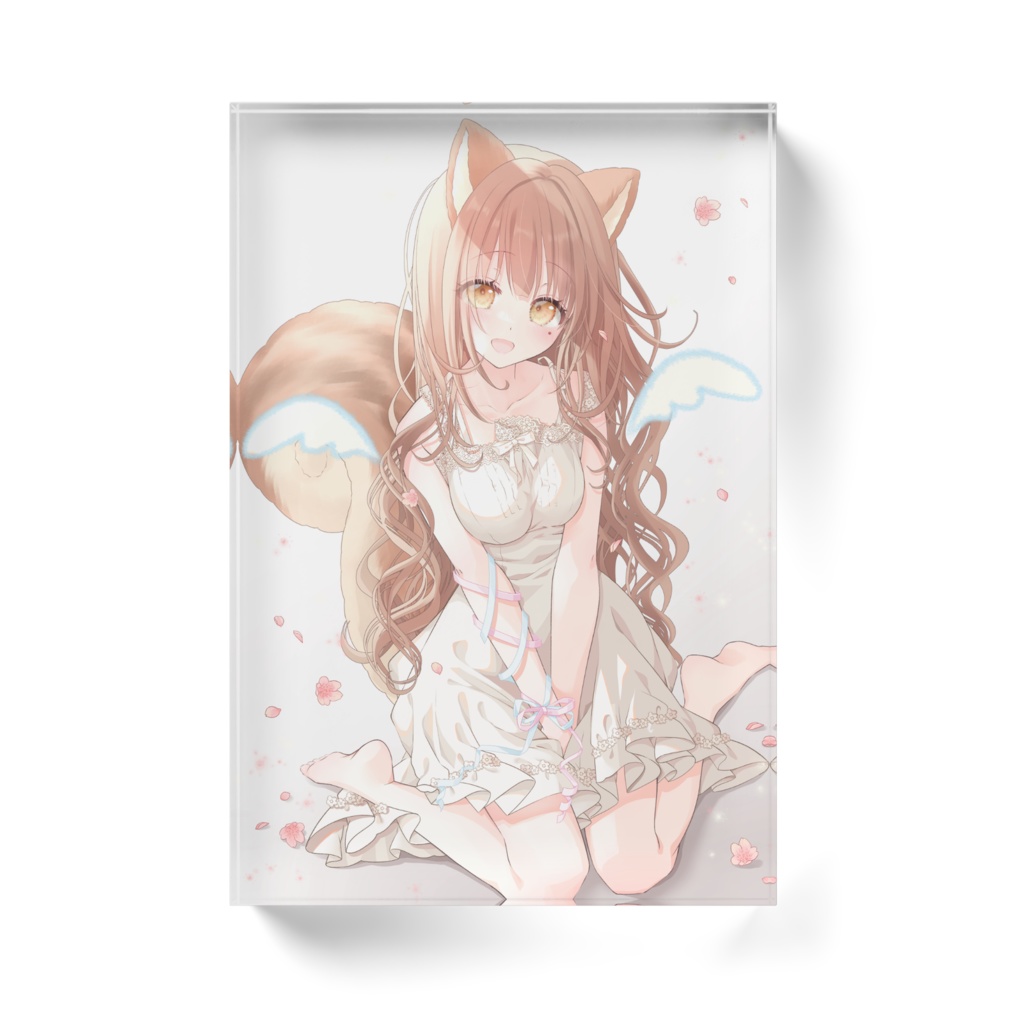 リスの天使ʚ🌸ɞ アクリルブロック