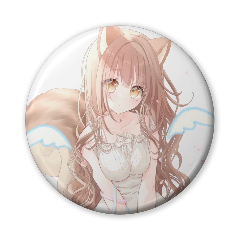 リスの天使ʚ🌸ɞ 缶バッジ