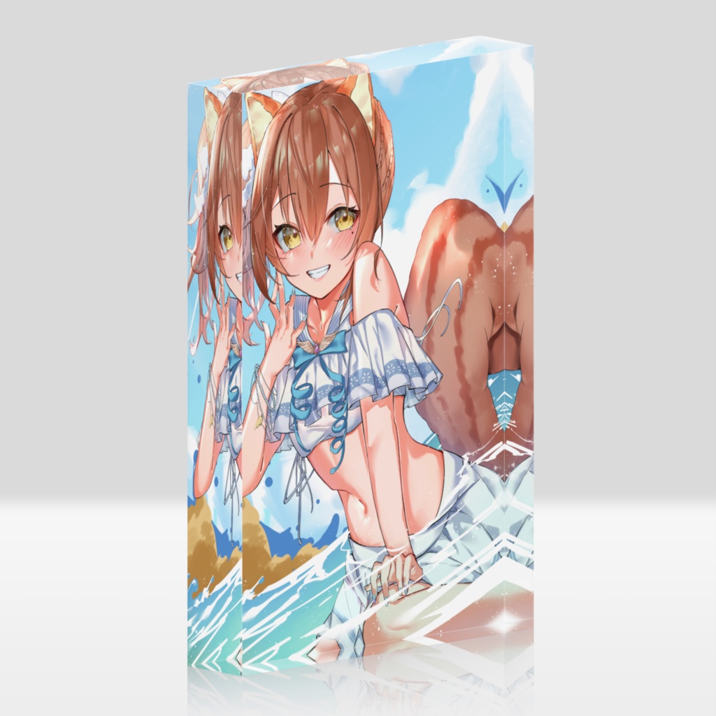 夏衣装 アクリルブロック