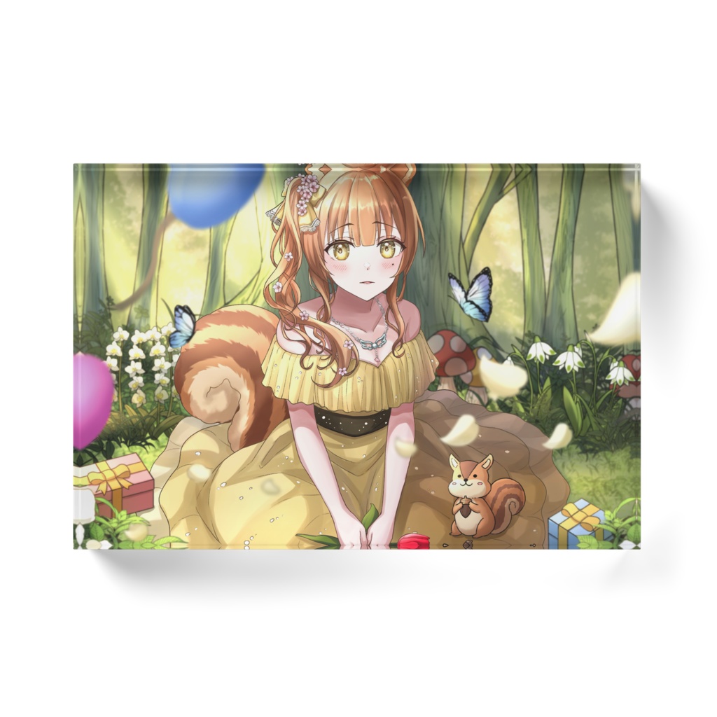 700日記念 アクリルブロック