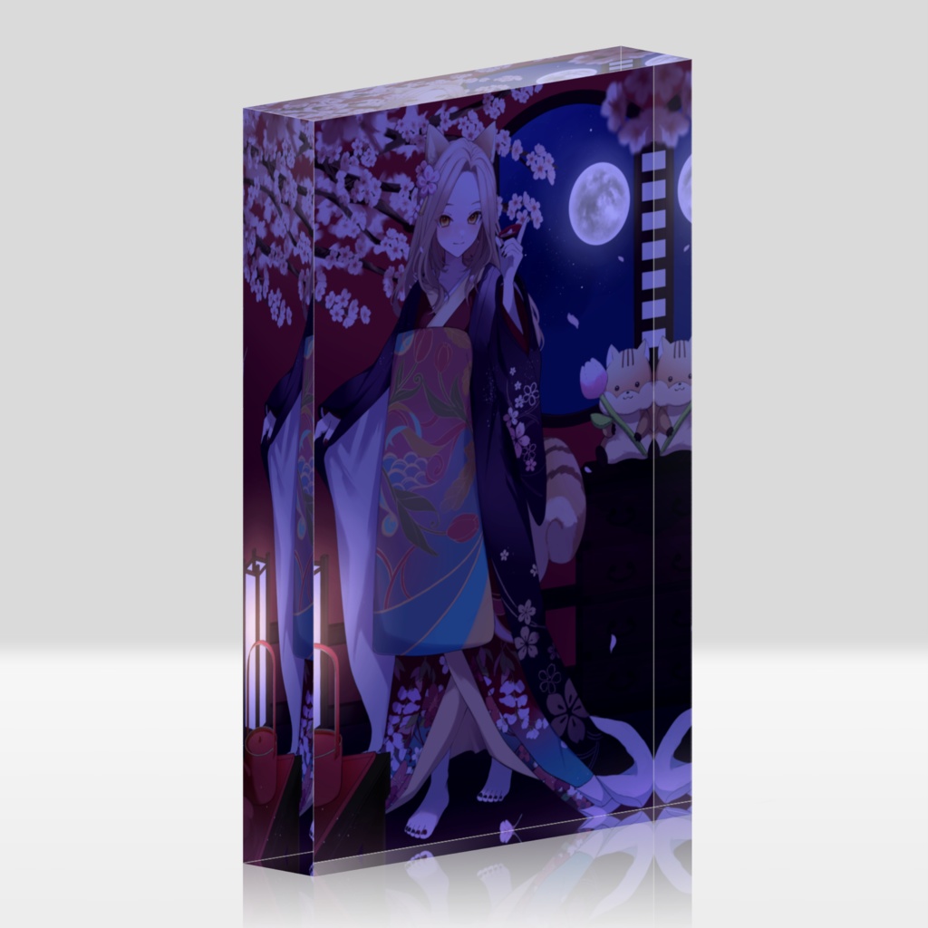 和服 アクリルブロック