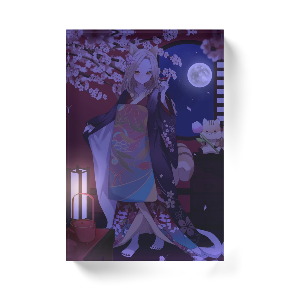 和服 アクリルブロック