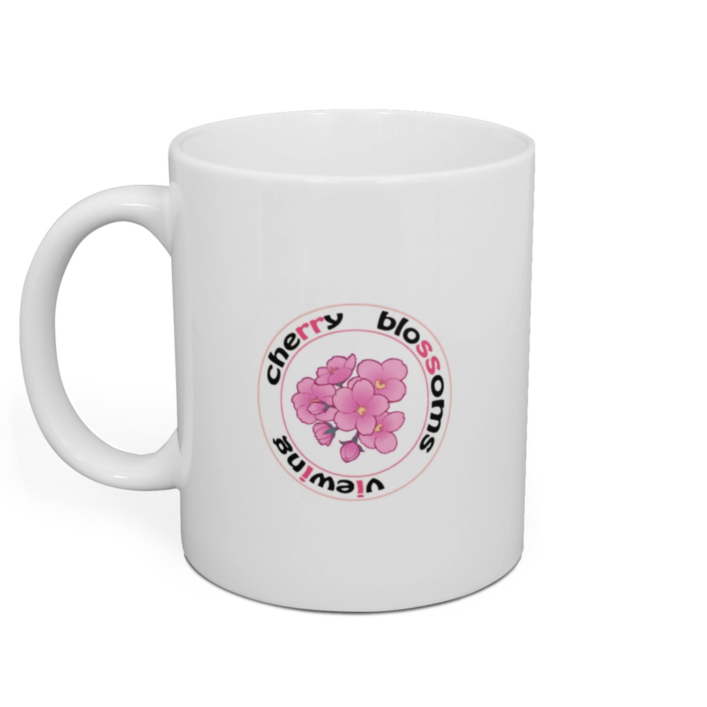 華桜マグカップ Cherry Blossom