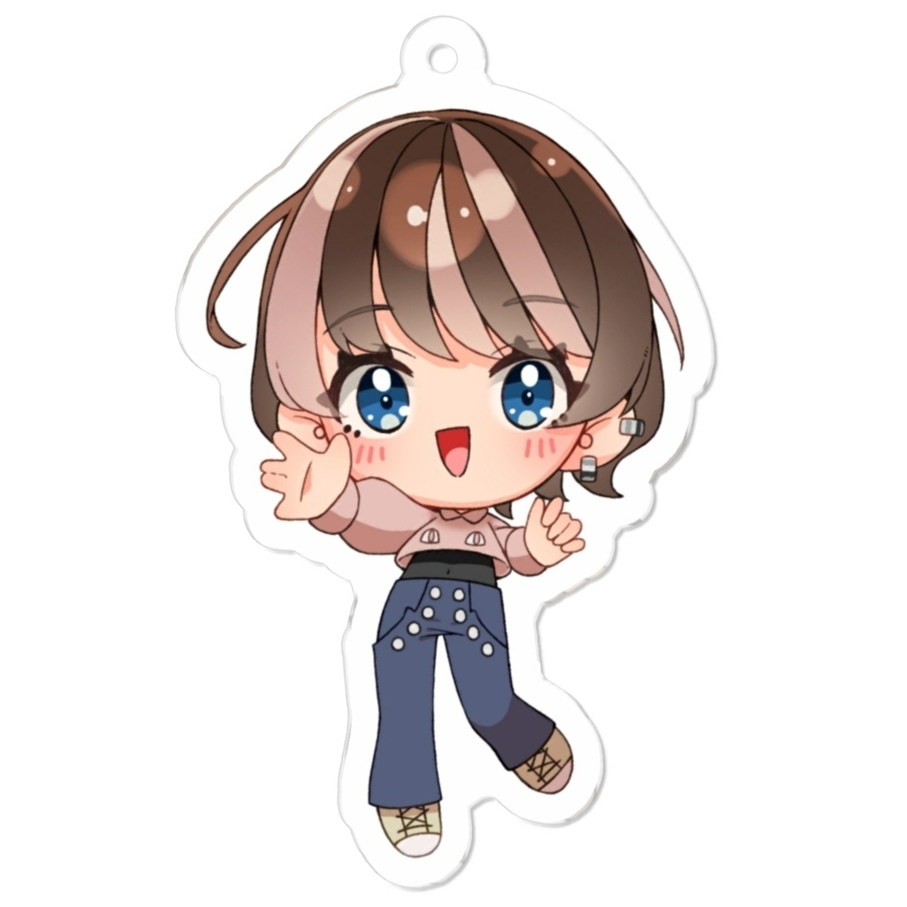 苺々春のアクリルキーホルダー🎨🐾