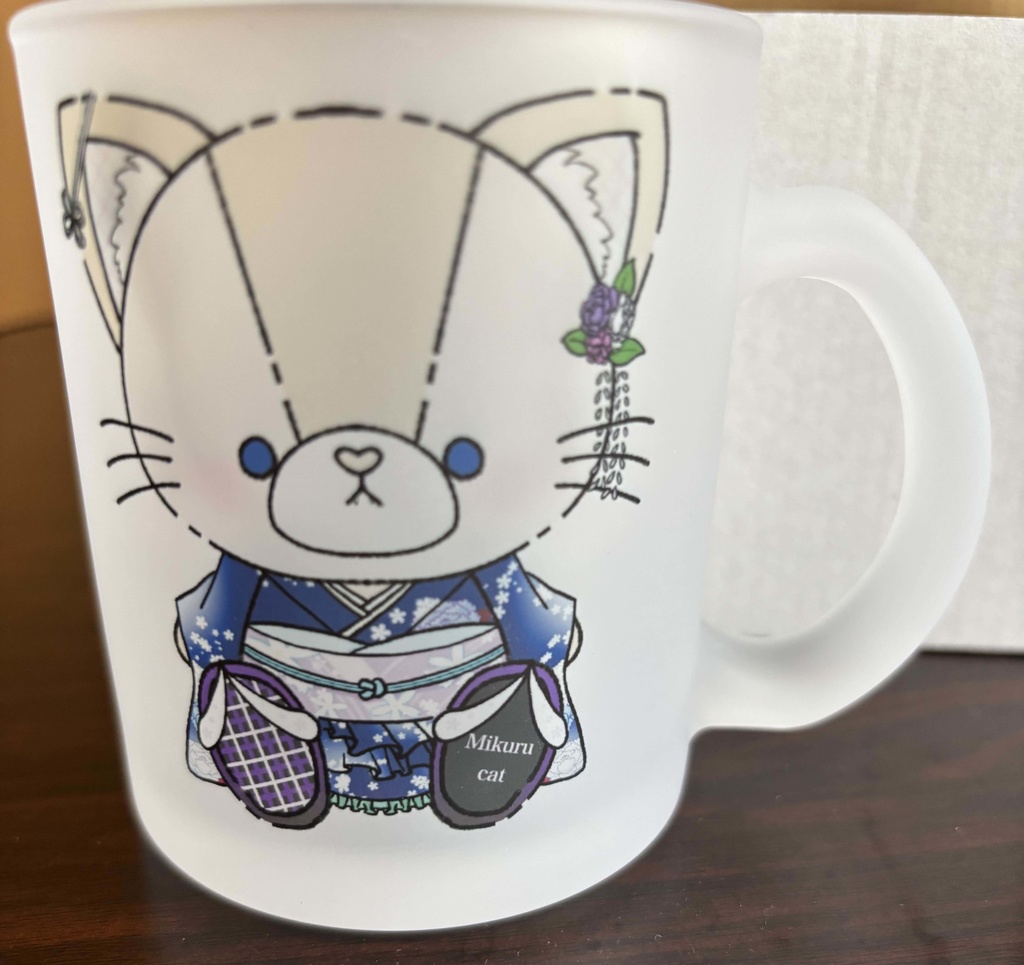 ガラス製マグカップ