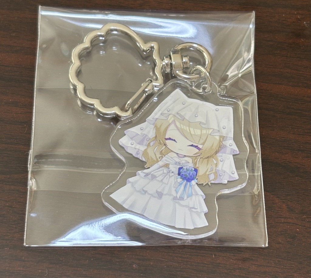 ブライダル衣装アクリルキーホルダー