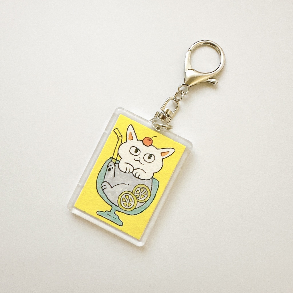 原画キーホルダー(黄色)