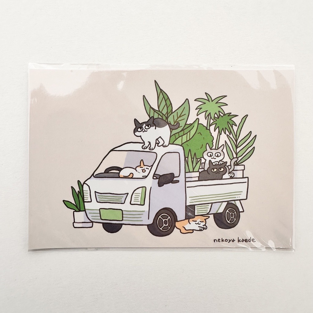 イラストカード(軽トラ)