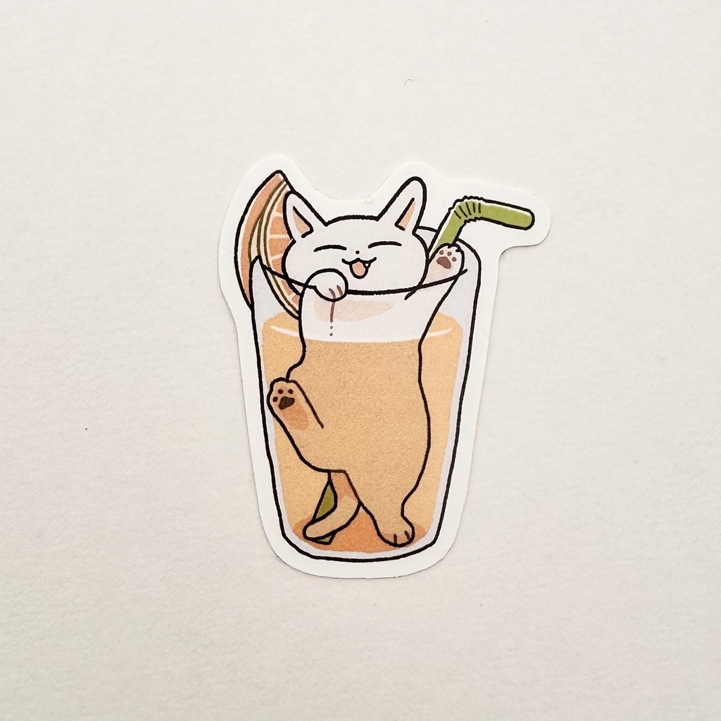 ステッカー(オレンジジュース)