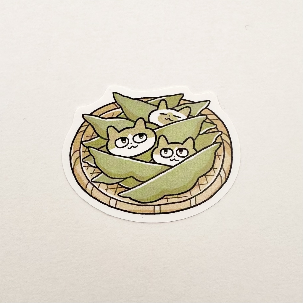 ステッカー(枝豆)