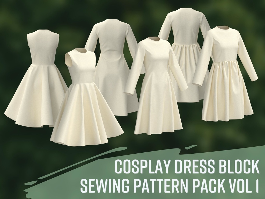 Cosplay Dress Sewing Patterns Vol 1