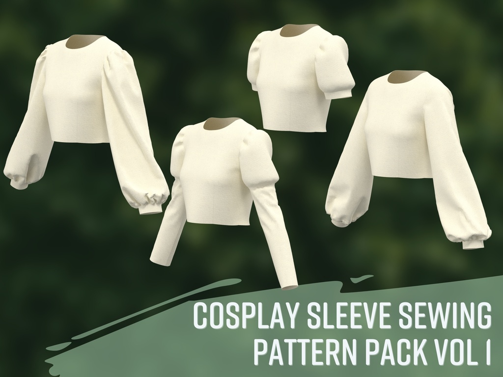Cosplay Sleeve Sewing Patterns #1