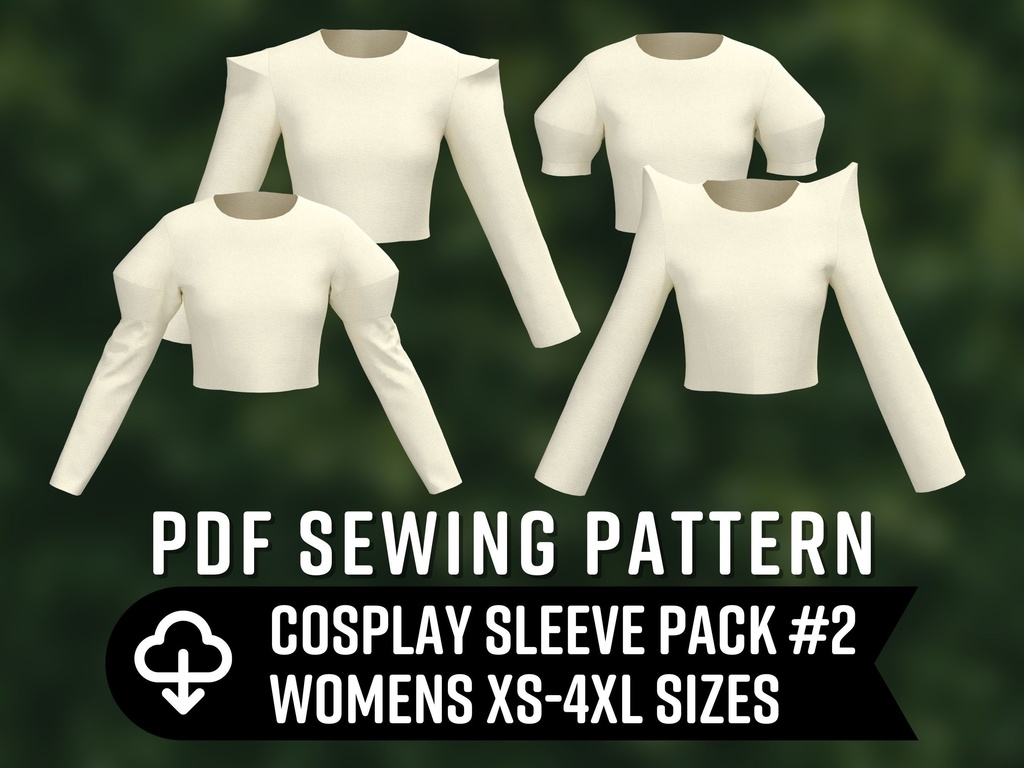 Cosplay Sleeve Sewing Patterns #2