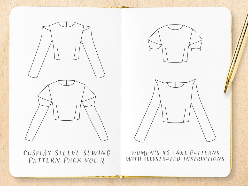 Cosplay Sleeve Sewing Patterns #2