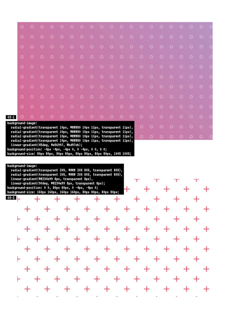 【ダウンロード版】CSS GRADIENT PATTERNZ
