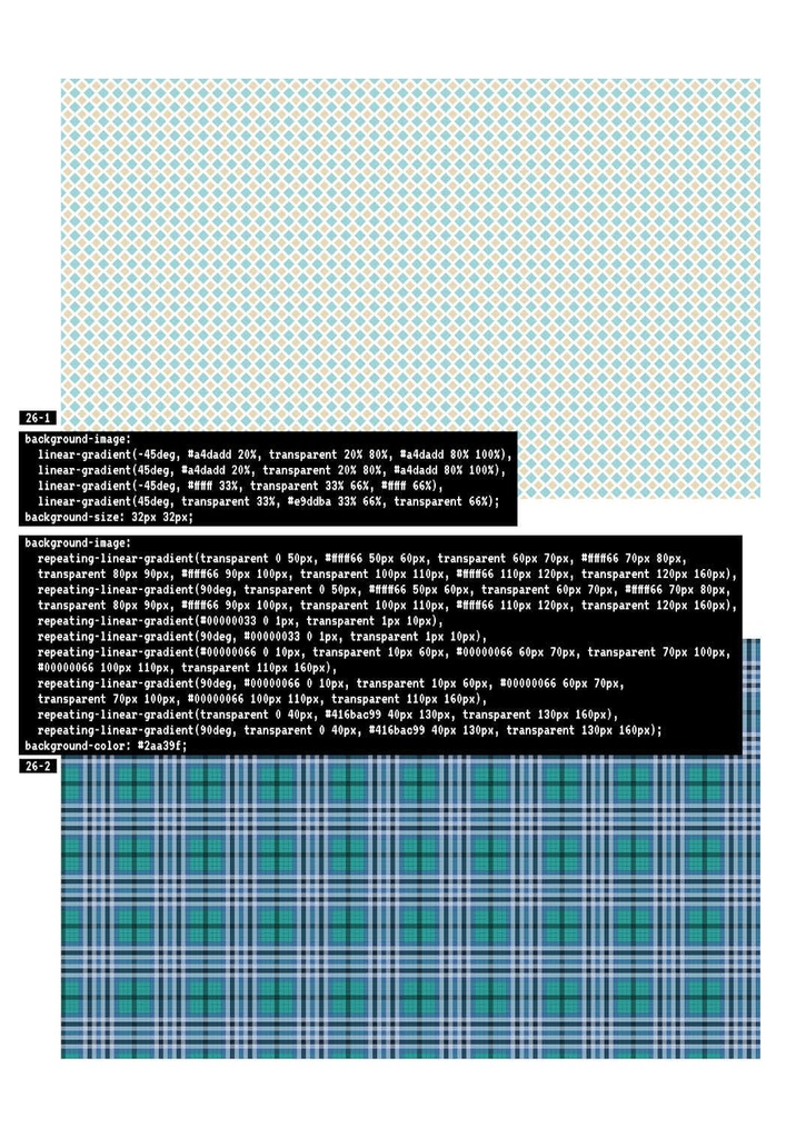 【ダウンロード版】CSS GRADIENT PATTERNZ