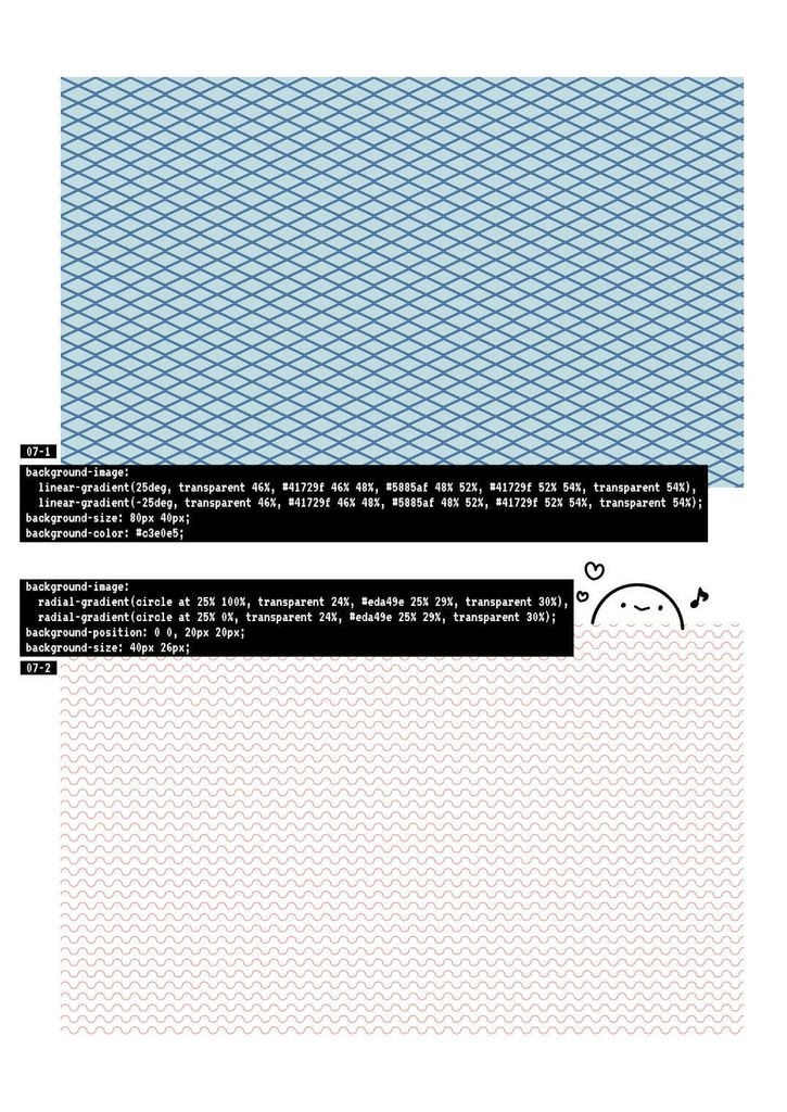 【ダウンロード版】CSS GRADIENT PATTERNZ