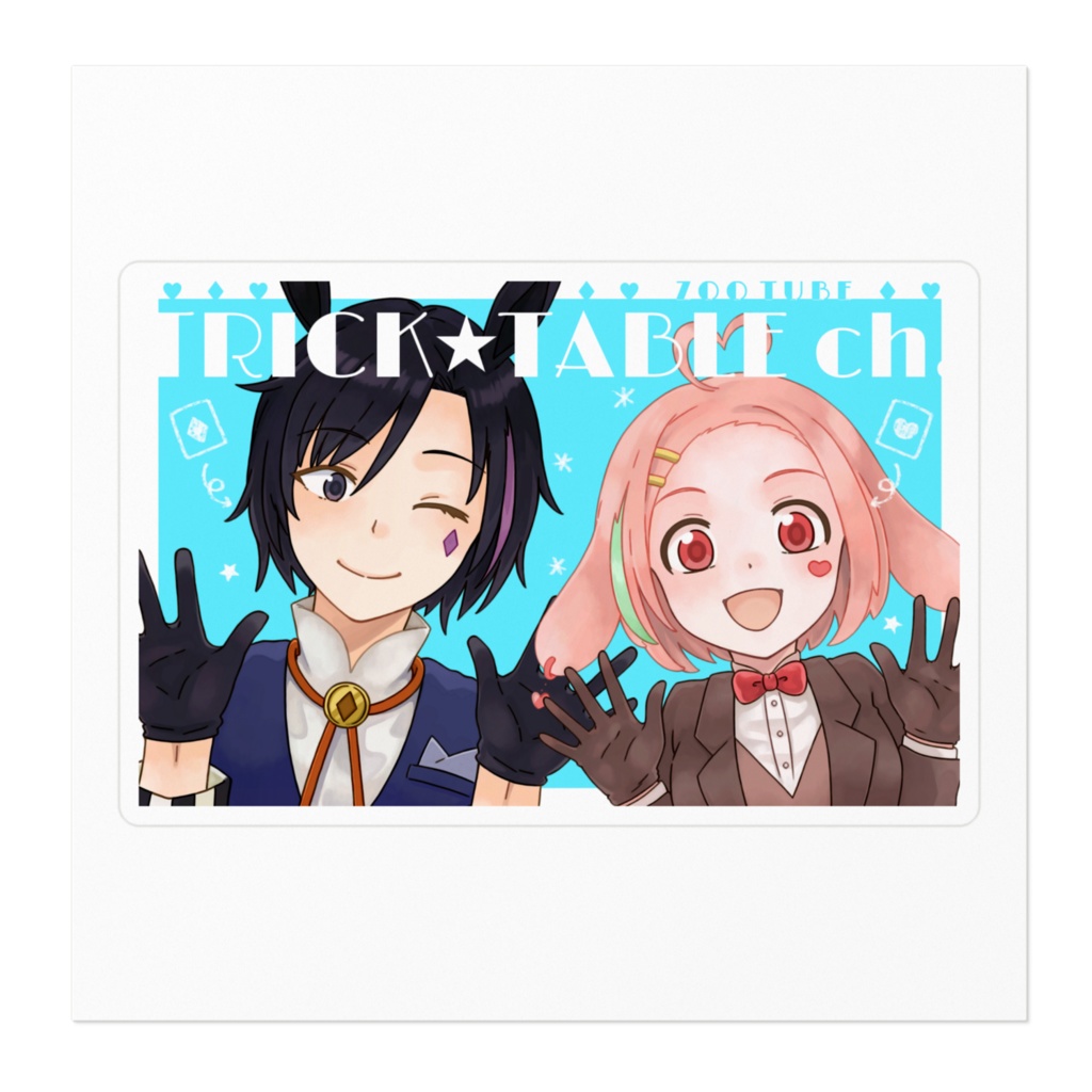 T☆Tステッカー