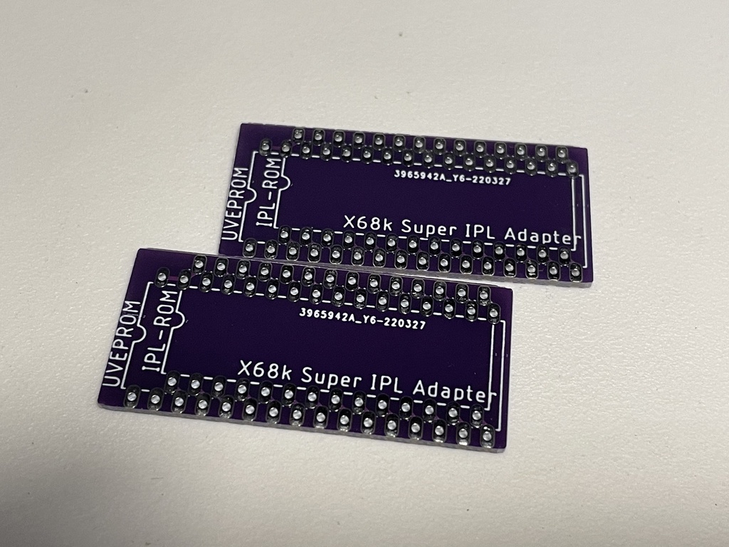 X68k Super IPL Adapter（2枚組）