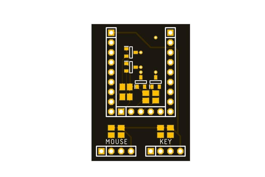USB to PS/2 マウス・キーボード コンバーター「ベルベットクリーム」