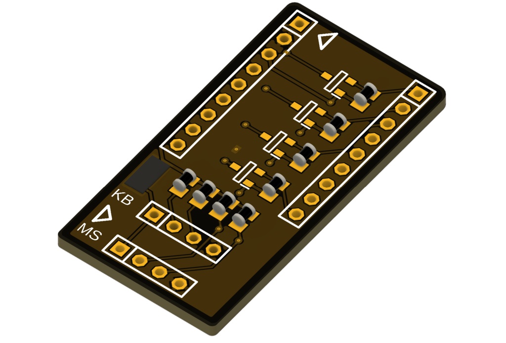 X68K用USBキーボード/マウスアダプター「HID4X68K PICO」