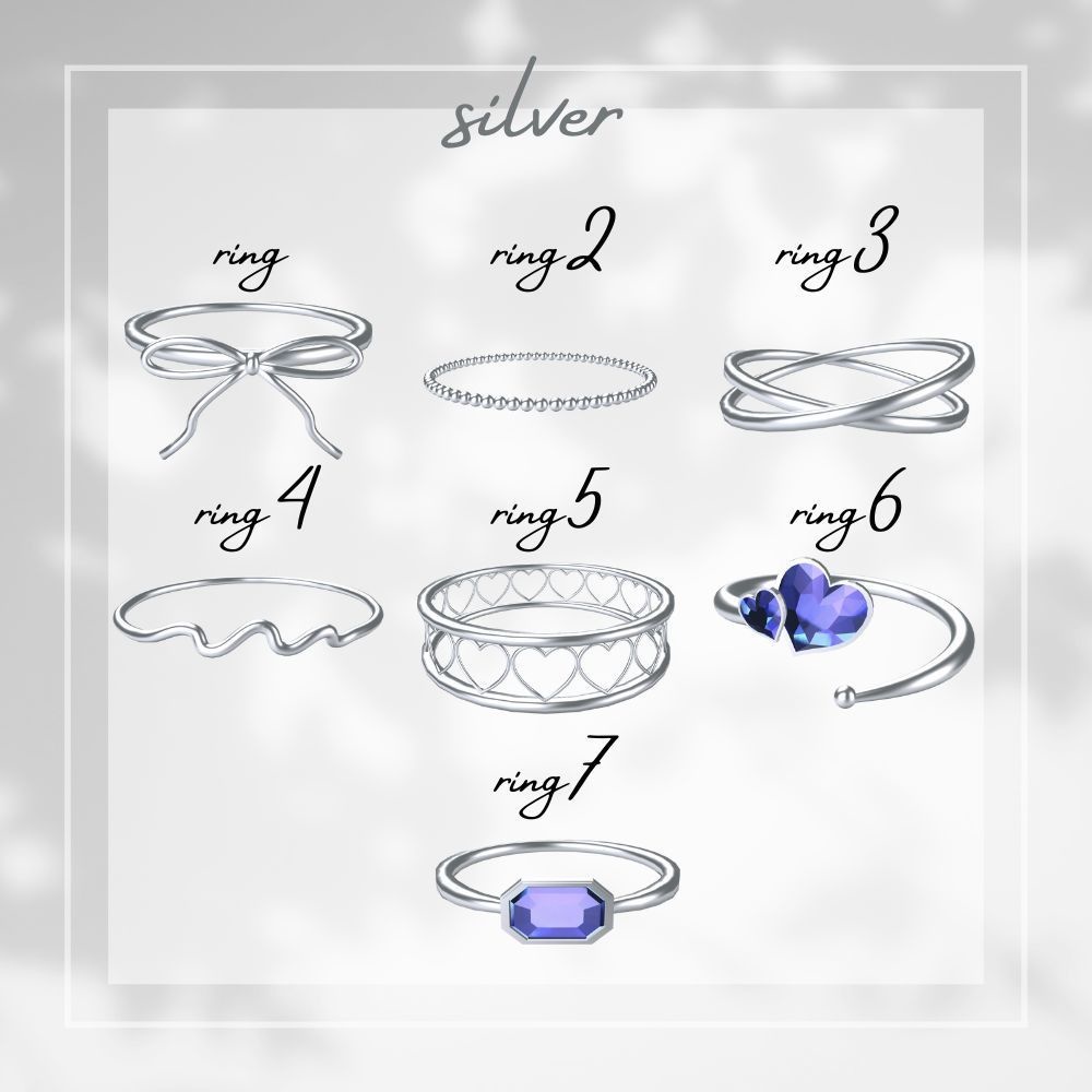 simple ring set (7種類)