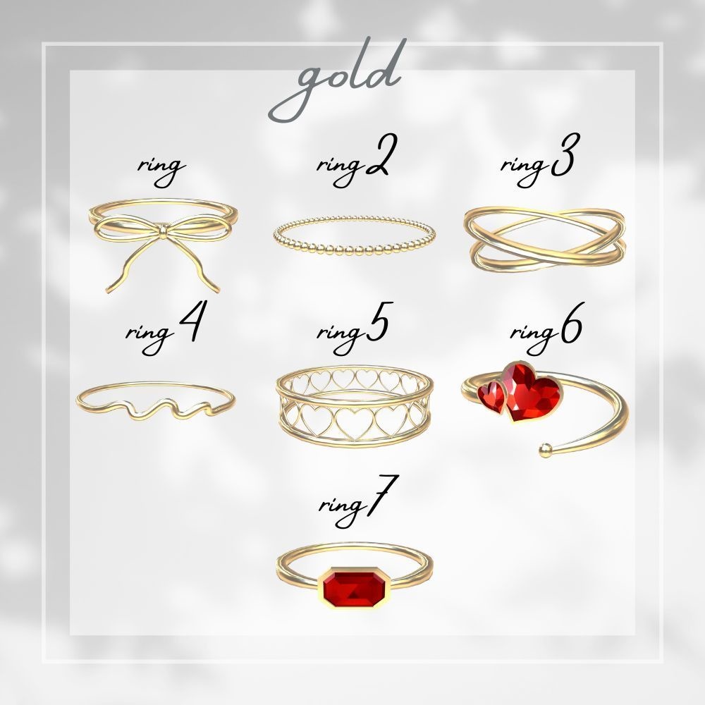 simple ring set (7種類)