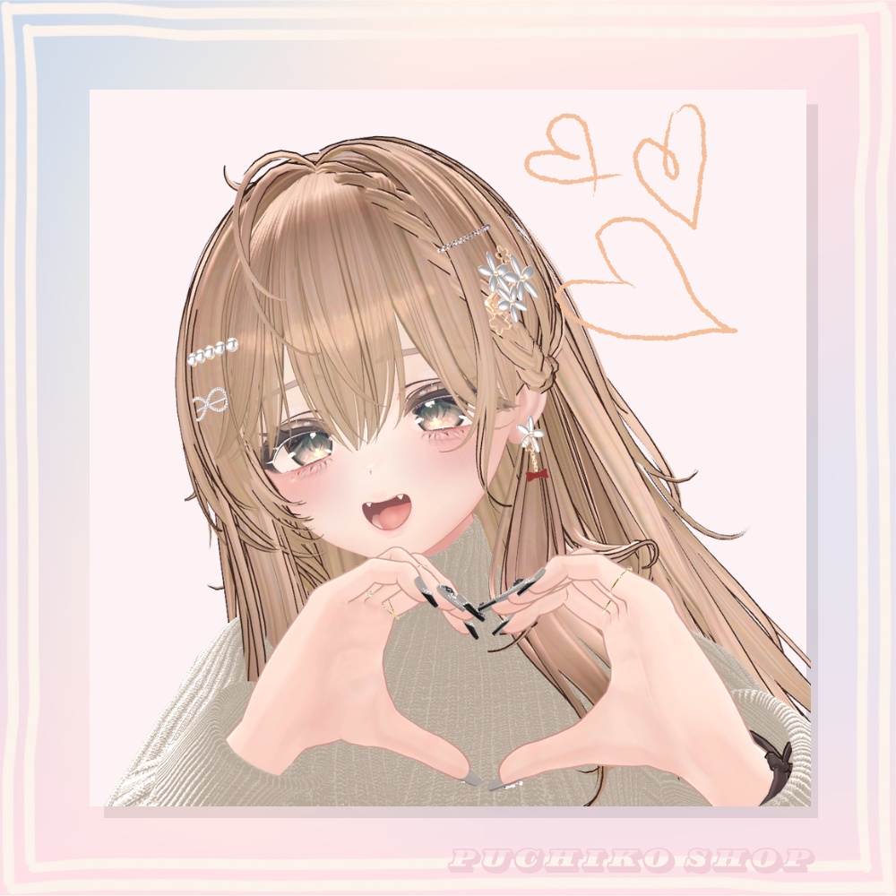 Flour Accessory Set【hairpin8種&earring2種】