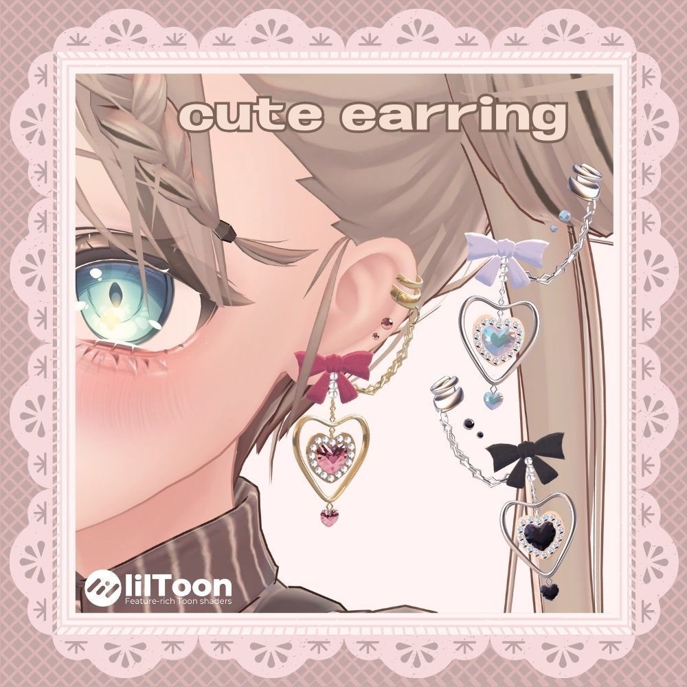 【森羅.マヌカ対応】cute earring