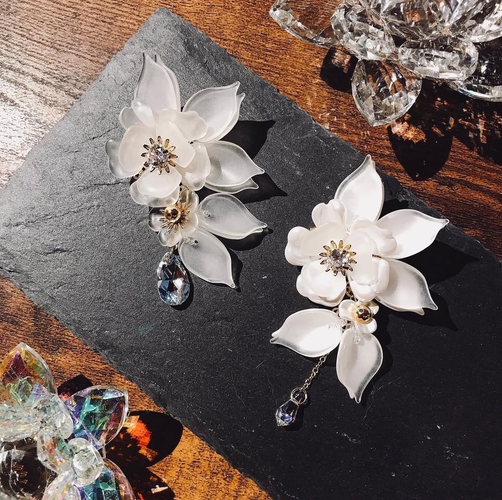 Flower【earring&hairpin set】