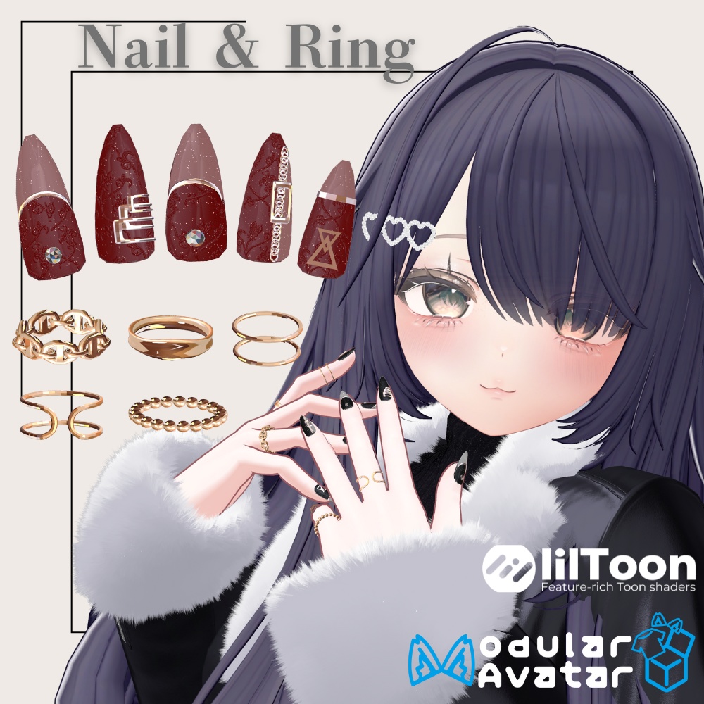 【MA】 Nail & Ring 【イチゴ・マヌカ対応】
