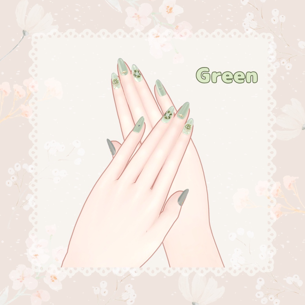【MA】おしばな風 Nail【5アバター対応】