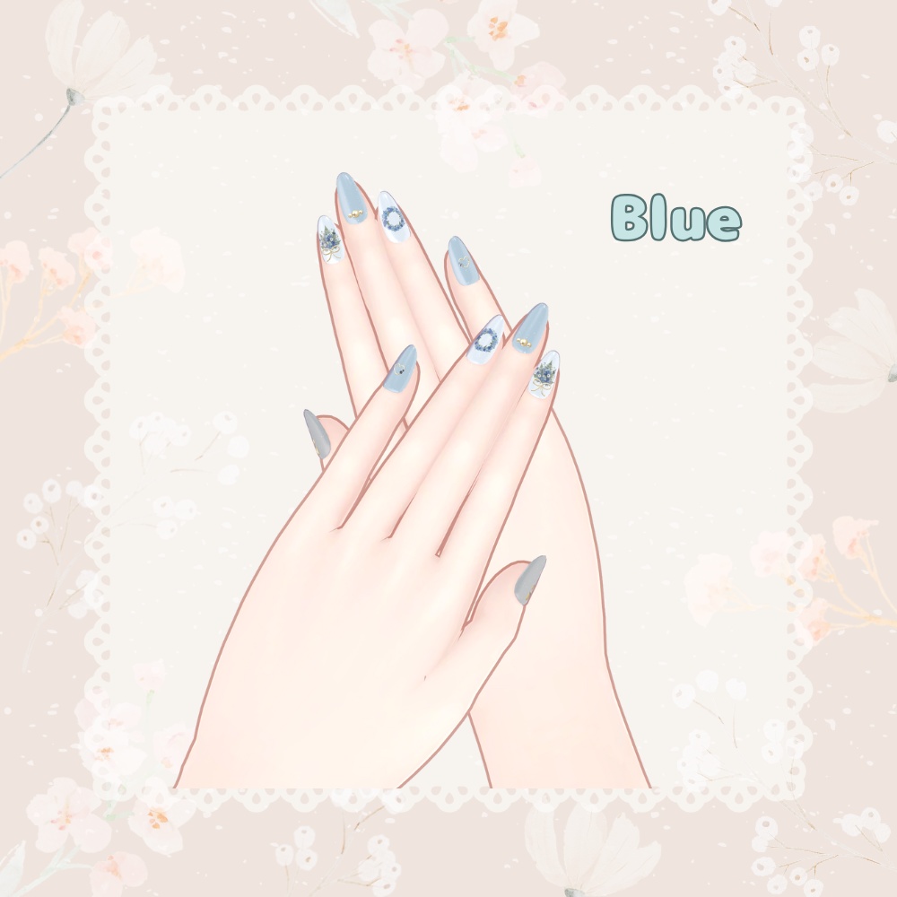 【MA】おしばな風 Nail【5アバター対応】