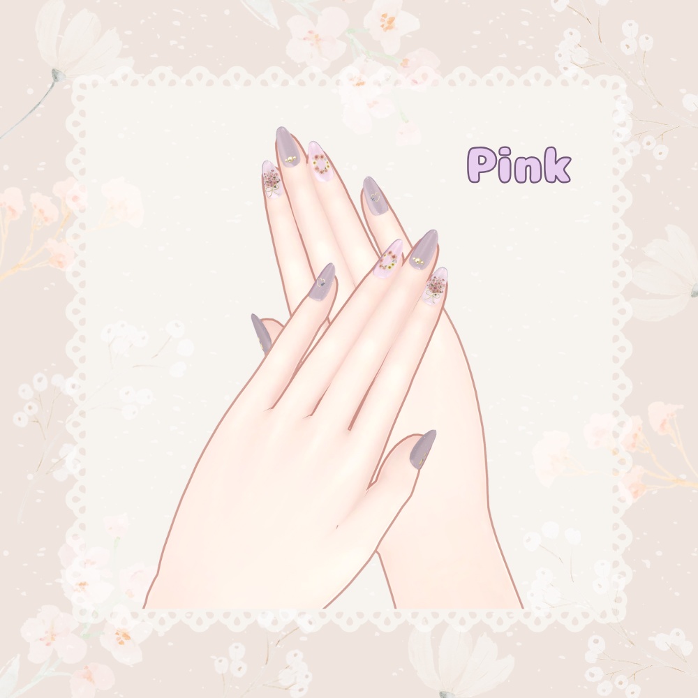 【MA】おしばな風 Nail【5アバター対応】