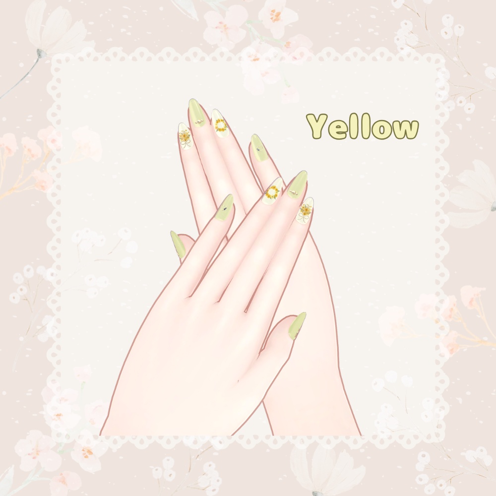 【MA】おしばな風 Nail【5アバター対応】