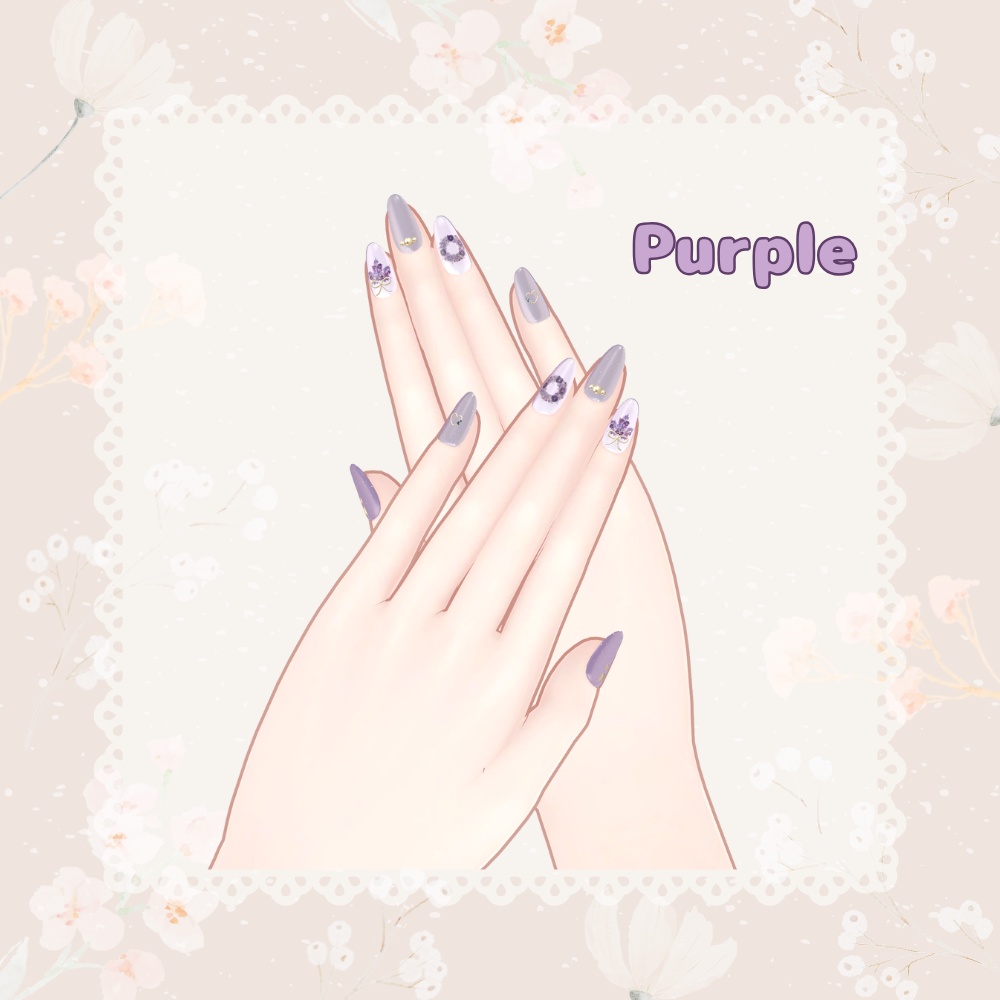 【MA】おしばな風 Nail【5アバター対応】