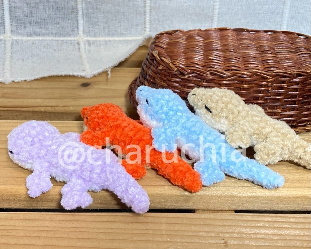 トカゲさん🦎あみぐるみ ※オプション有
